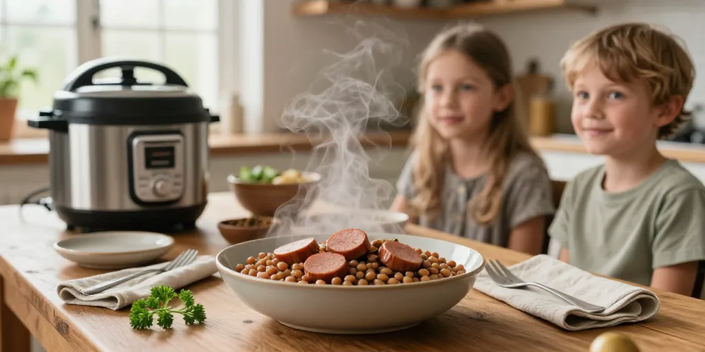 Saucisse Lentille Cookeo : la méthode rapide pour un plat familial
