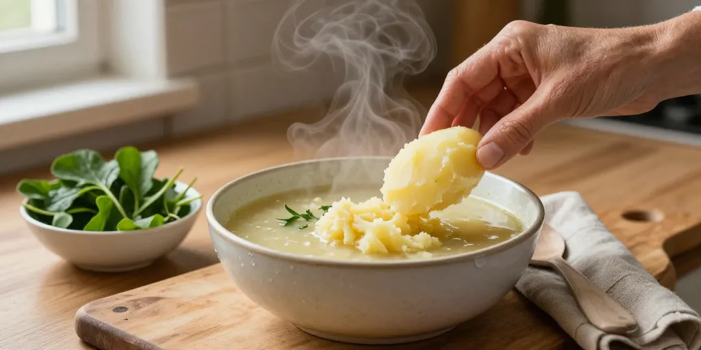 Soupe oseille pommes de terre : la méthode facile pour atténuer l’acidité