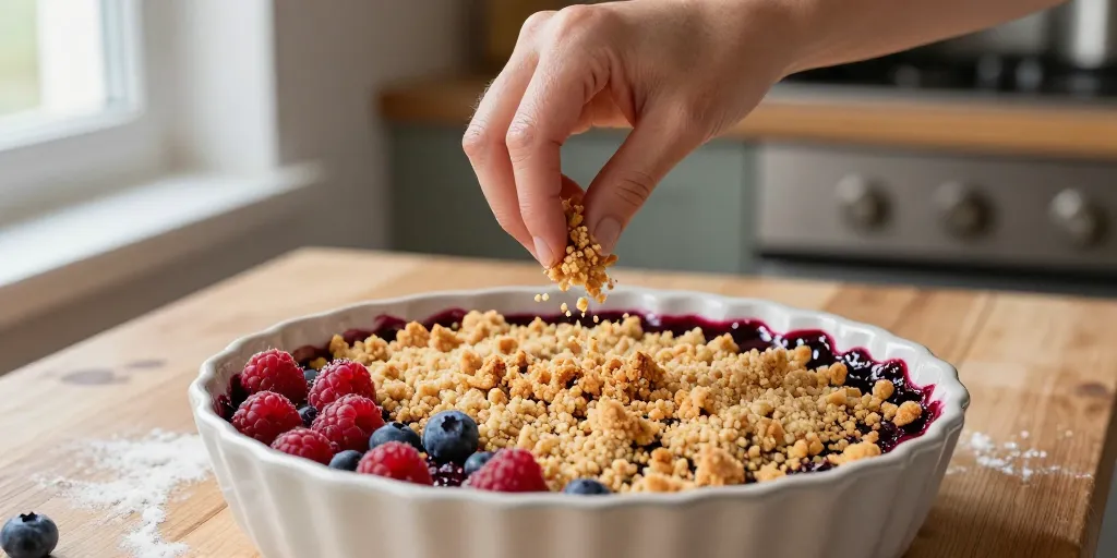 crumble fruits rouges