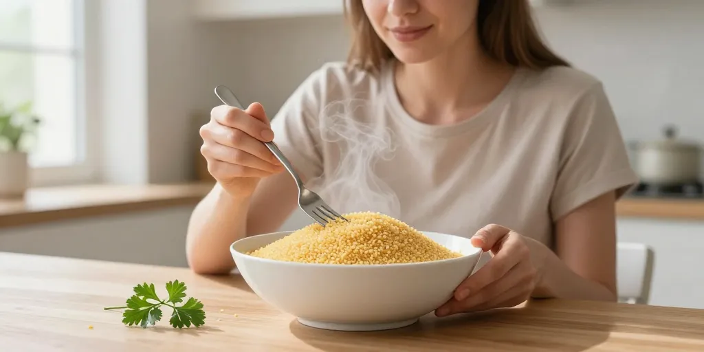 Cuisson semoule : la méthode simple pour obtenir des grains légers