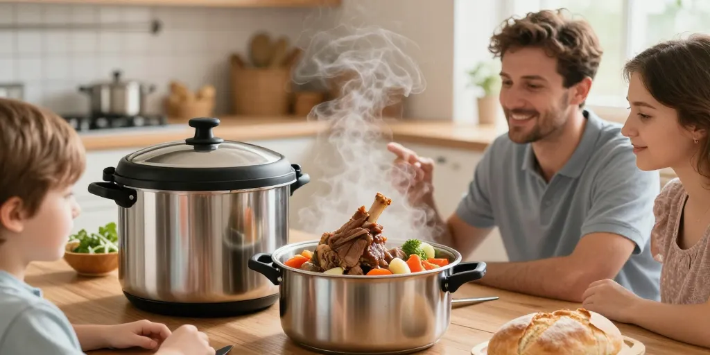 Pot-au-feu jarret de porc cocotte minute : la méthode pour un plat fondant