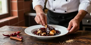 poulet au chocolat mexicain