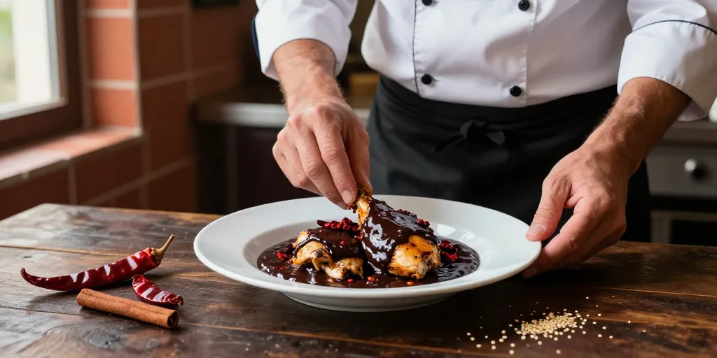 Poulet au chocolat mexicain : le secret pour réussir le Mole Poblano ?