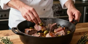recette alouette sans tête au vin blanc
