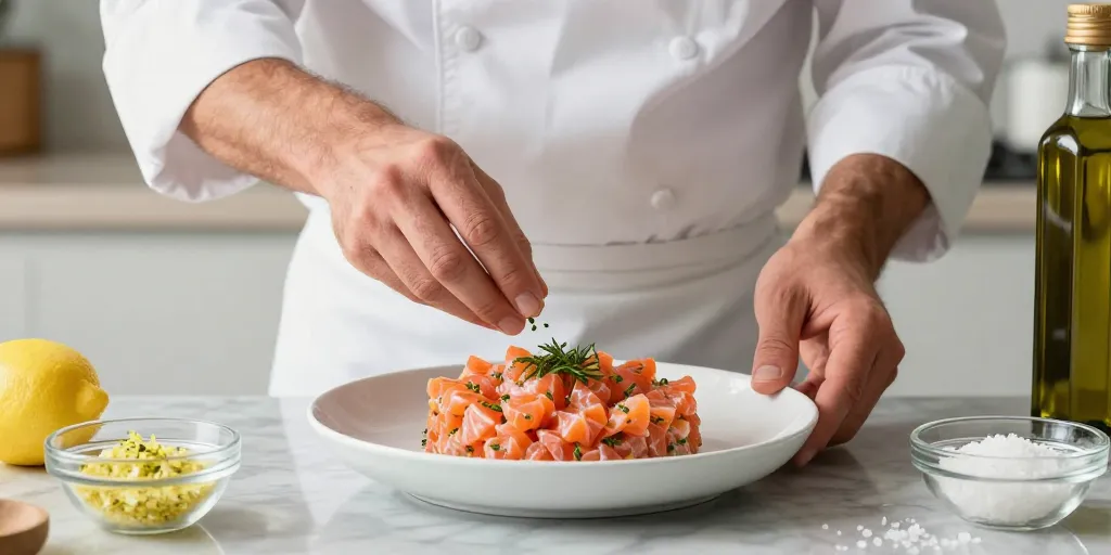 Tartare de saumon : les astuces simples pour un assaisonnement réussi