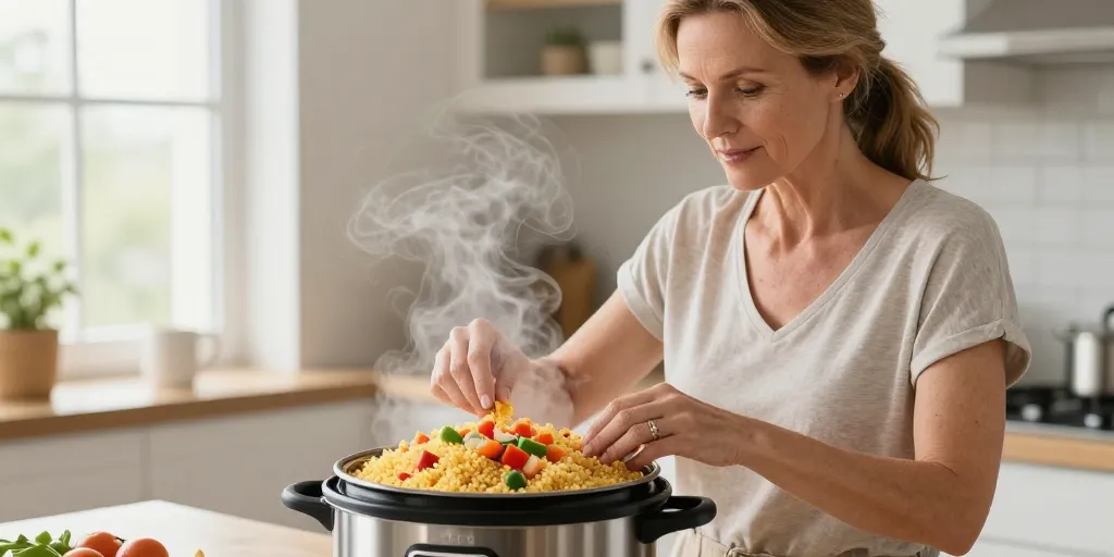 Couscous au cookeo avec légumes surgelés : la recette pour un repas express