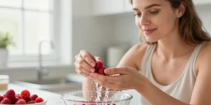 doit on laver les framboises