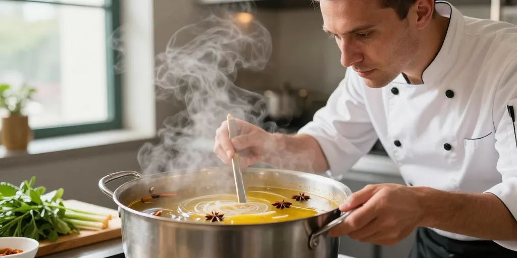 Pho : la technique traditionnelle pour cuisiner un bouillon vietnamien parfumé