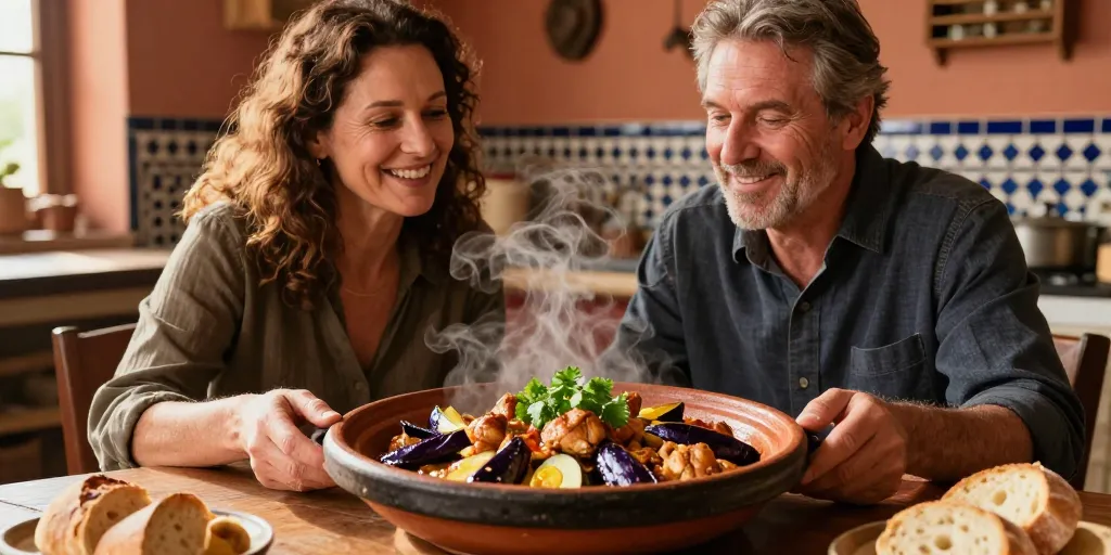 Poulet aux aubergines à la marocaine : la recette pour un tajine savoureux