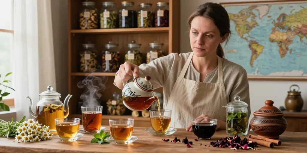 Infusions : origine, traditions et utilisations à travers le monde