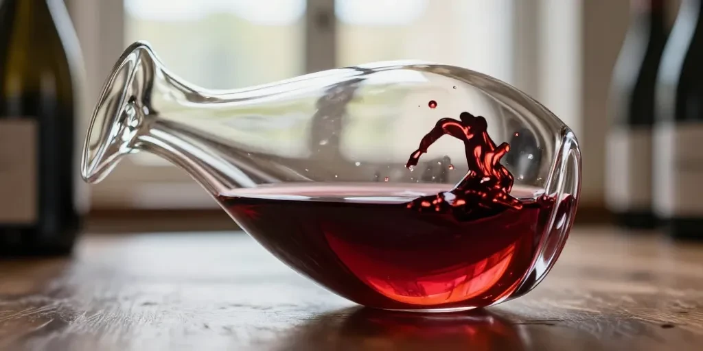 carafe à décanter