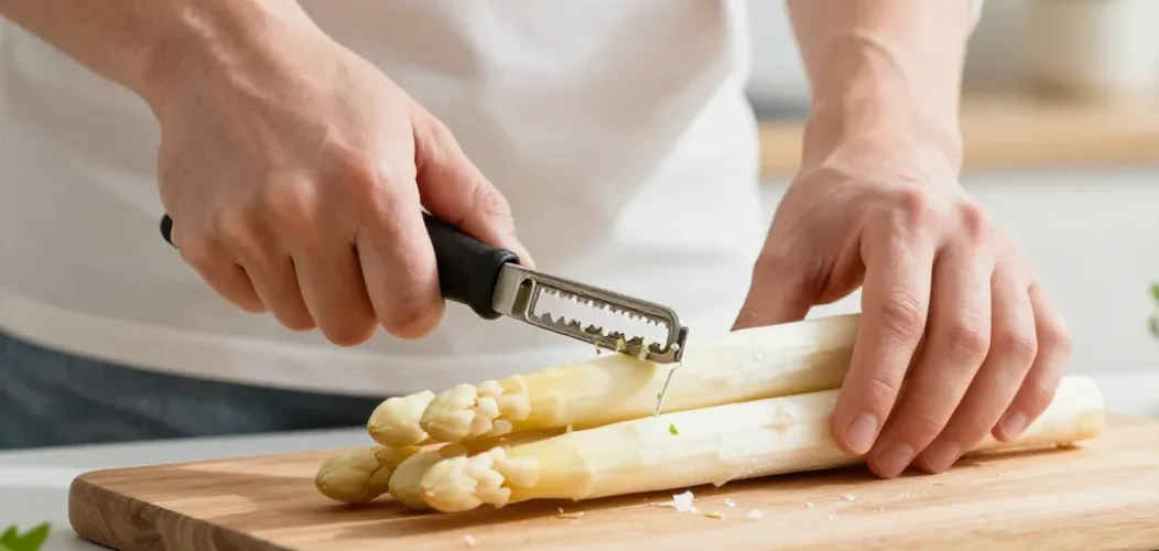 comment éplucher asperges blanches