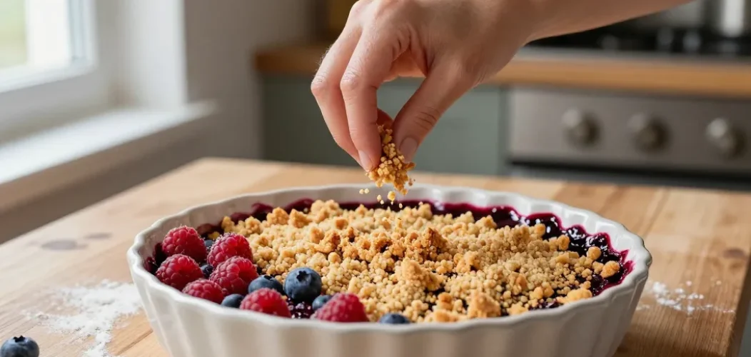 crumble fruits rouges