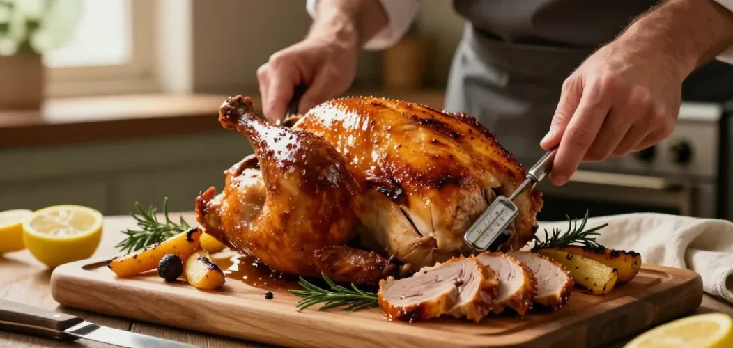 cuisson poulet roti 2 kg