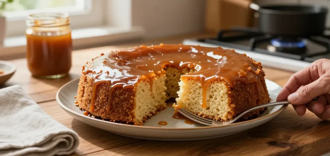 gateau de semoule au caramel sans four