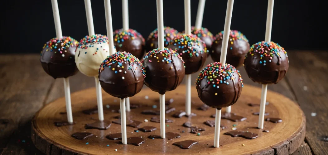 cake pop au chocolat
