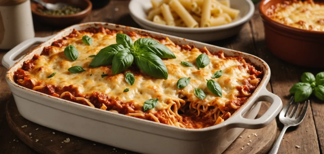 gratin de pates sauce tomates