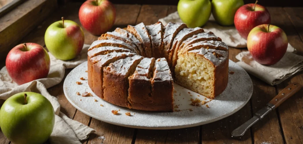 gateau aux pommes