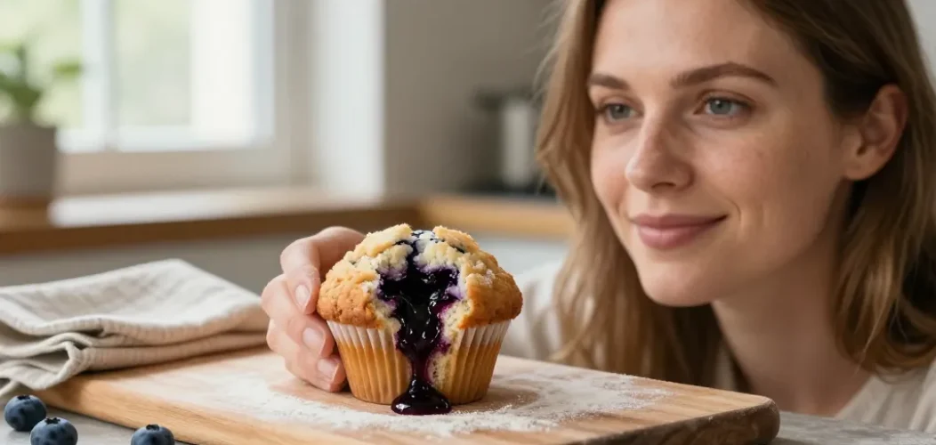 muffin confiture myrtille