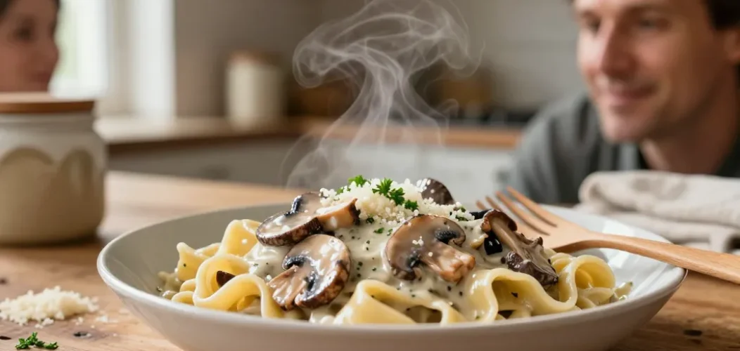 pates sauce forestière