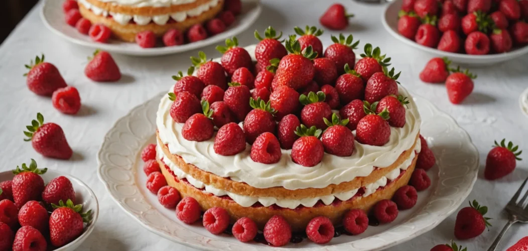 Quand_la_fraise_et_la_framboise_réinventent_le_dessert_héroïque fraise framboise dessert