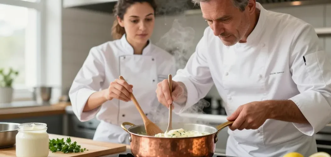 sauce fumet de poisson creme fraiche