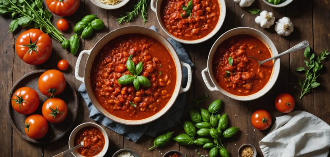recette sauce tomate