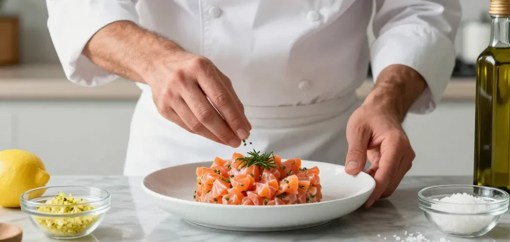 tartare de saumon
